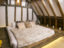 Solid oak bespoke honeymoon bed